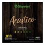 Imagem de Kit 5 Encordoamento Violão Aço Giannini Acustico .011 Gespw