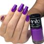 Imagem de Kit 5 Esmaltes Tons de Roxo + Top Brilho 10ml Anita