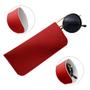 Imagem de Kit 5 Estojo Porta Óculos de Sol e Grau Case Vermelho Capinha Portatil Fino