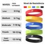 Imagem de Kit 5 Faixa Elastica Mini Band Treino Exercício Funcional Pilates Fisio