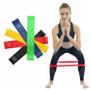 Imagem de Kit 5 Faixas Elasticas Extensor Mini Band
