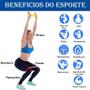 Imagem de Kit 5 Faixas Elásticas Fita Exercicio Extensor Pilates Abdominal ELASTICOS