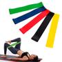 Imagem de Kit 5 Faixas Elásticas Intensidades Variadas Para Musculação