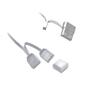 Imagem de Kit 5 Fan Cooler Argb Big Bowl Gmx-12 Dbb Wt + Controladora