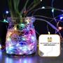 Imagem de Kit 5 Fios Modelo Fada 20 Leds Multicolorido 2M Cada Bivolt.