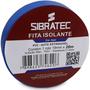 Imagem de Kit 5 Fita isolante Azul 19mm x 20 metros Classe C Sibratec