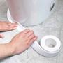 Imagem de Kit 5 Fita Vedação Selante Adesiva PVC Impermeável Prova D'Água 3,2M Multiuso Banheiro Cozinha