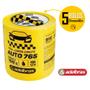 Imagem de Kit 5 Fitas Crepe Automotiva Adelbras Amarela 24mm x 40m