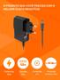 Imagem de Kit 5 Fontes 12v 1a P4 Plug Tomada Fc Com Proteção Cftv Segurança Eletrônica