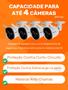 Imagem de Kit 5 Fontes 12v 1a P4 Plug Tomada Fc Com Proteção Cftv Segurança Eletrônica