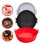 Imagem de Kit 5 Forma em Silicone para Air Fryer Micro-ondas com Alça