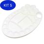 Imagem de Kit 5 Gode Plastico Formato Oval Flor