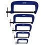 Imagem de Kit 5 Grampos Sargento De 75 A 200Mm Tipo C Profissional