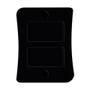 Imagem de Kit 5 Interruptor 2 Teclas Simples Sobrepor Externo 10A Com Placa Espelho Linha Black Viena Bivolt 127v e 250v
