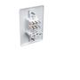Imagem de Kit 5 Interruptor Paralelo Tecla Simples + 1 Tomada 2P+T 20A - Veltra