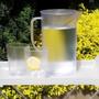 Imagem de Kit 5 Jarra 2 litros Acrílico Transparente Reforçada Suco Água Refresco Minimalista Sofisticada Coza