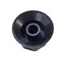 Imagem de Kit 5 Knob Estilo Moog Preto Aluminio Escovado Ronsani