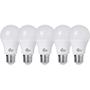 Imagem de Kit 5 Lâmpada Led Bulbo 6w Branca Morna 3000k Bivolt E27 Kian