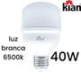 Imagem de Kit 5 Lâmpadas 40W Kian 110V/220V E27 Luz Branca Fria 6500k