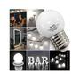 Imagem de Kit 5 Lâmpadas LED Bolinha 3W BIVOLT E27 Luz Branca Fria - Ideal para Espelhos/Camarim/Lustres