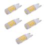 Imagem de Kit 5 Lâmpadas LED Halopin G9 5w - 3000k Branco Quente