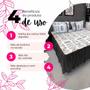 Imagem de Kit 5 Lençol Colcha Casal Malha Com Babado Estampas Sortidas