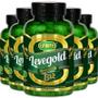 Imagem de Kit 5 Levegold levedo cerveja com vitamina B12 Unilife