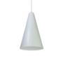 Imagem de Kit 5 Luminária Pendente Cone Com Interior Branco Brilho Com Fiação 110/220v