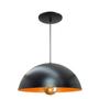 Imagem de Kit 5 Luminária Pendente Meia Lua 50cm Interior Laranja Com Fiação 110/220v