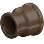 Imagem de Kit 5 Luva Soldável Redução Roscável PVC Marrom Tubos Água Fria 3/4x1/2” Polegadas DN 25x20mm Tigre