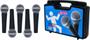 Imagem de Kit 5 Microfones Com Fio E Maleta Tipo Sm58 58-5 Csr