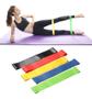 Imagem de Kit 5 Mini Band Elásticos para Treino Academia Exercício Funcional Pilates Yoga Fisisoterapia em casa