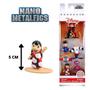 Imagem de Kit 5 Mini Bonecos Metal Nano Metalfigs Personagens Disney