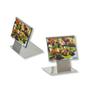 Imagem de Kit 5 Mini Displays Em Aço Inox Para Mesa Buffet Bar E Restaurante