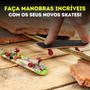 Imagem de Kit 5 Mini Skate De Dedo Profissional Deck C/lixa Ferramentas