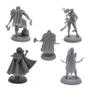 Imagem de Kit 5 miniaturas rpg de mesa papel compativel d&d tormenta