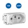 Imagem de Kit 5 Módulo Tomada Weg Compose 2p+t 10a 250v Branco