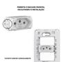 Imagem de Kit 5 Módulo Tomada Weg Compose 2p+t 10a 250v Branco