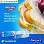 Imagem de Kit 5 Pacotes Bompack c/ 8 unidades Saco plástico Packzip 26,5X32CM