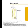 Imagem de kit 5 pacotes Elástico Amarelo com 1200 Und borracha N18