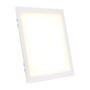 Imagem de Kit 5 Painel Plafon 25w Led Quadrado Embutir Branco Morno