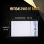 Imagem de Kit 5 Pano de Prato 100% Algodão - Pano de Copa para Bordar - Pano de Louça 70cm X 45cm - Casa da To