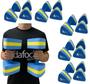 Imagem de Kit 5 Pares de Halteres Hidroginástica em EVA DF1093-A G 3 a 4kg Azul/Amarelo