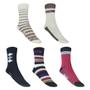 Imagem de Kit 5 Pares de Meias Ferracini Sport Masculina