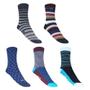 Imagem de Kit 5 Pares de Meias Ferracini Sport Masculina