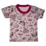 Imagem de Kit 5 Pçs Camiseta Infantil Bichos Bebe 100% Algodão Menina