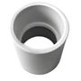 Imagem de  Kit 5 Pcs Luva De Conexão Conduíte Eletroduto Pvc 3/4pol Cor Branco