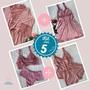 Imagem de Kit 5 peças amamentação robe camisola babydoll calcinha sutiã