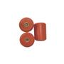 Imagem de Kit 5 Peças de Isolador Epóxi Com Rosca M6 25x40mm Superfibra Laranja