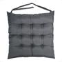 Imagem de Kit 5 Peças Futton 40x40cm Diversas Cores Futon P/Cadeiras Banquetas Sofás Pallets Almofadas Macio Com Fitas Para Amarrar